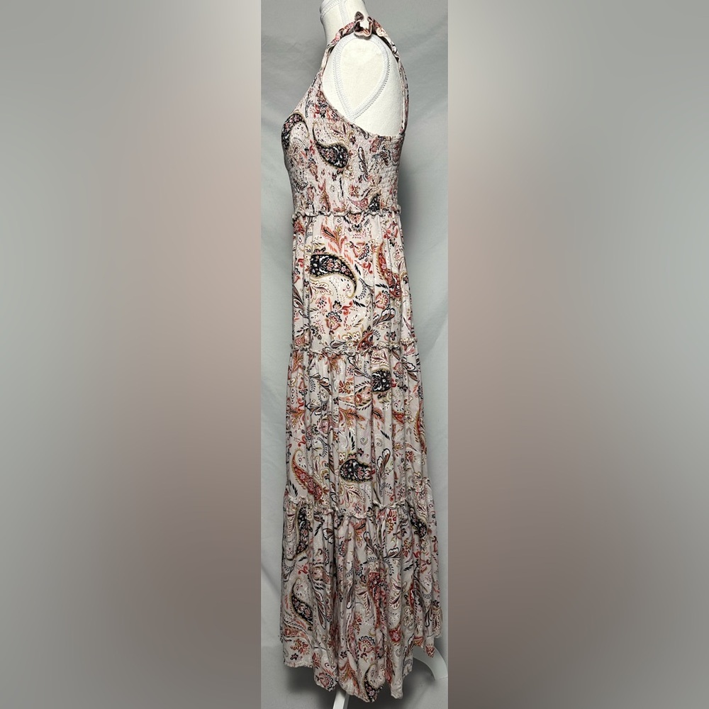 ABEL THE LABEL‎ Anthropologie Floral Boho Cottage Summer Maxi Dress Size S - Picture 2 of 5